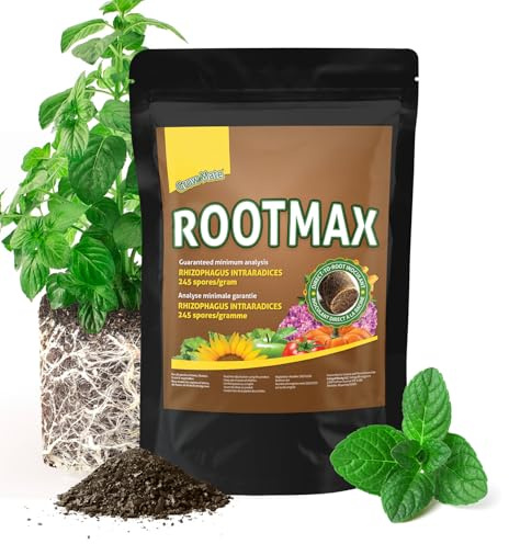 RootMax - Mycorrhizal Fungi (75 g/2.64 oz) | Rooting Powder for All Plants, Trees, Flowers & Edibles | Direct to Root Inoculant | Treats 15+ Plants