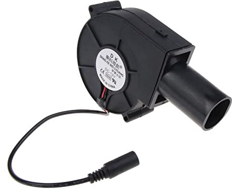 DC2V - Ventilador de barbacoa de 2A para barbacoa, estufa de calefacción, ventilador de parrilla de cocción doble, rodamiento de bolas, arrancador de carbón 9733, ventilador de ventilador 9733,