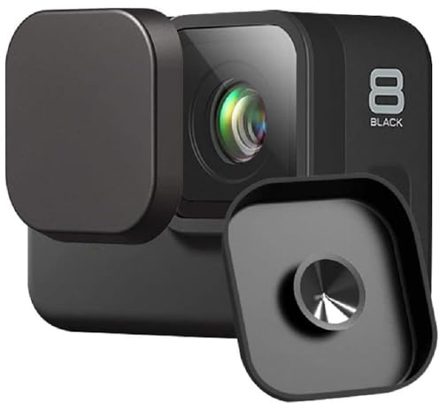 REY Tapa Objetivo Silicona para GoPro 5, 6, 7, 8 Black