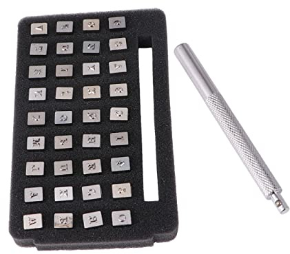 SEWOART Fustella Alfabeto in Metallo 3mm per Scrapbooking e Carte