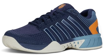 K-Swiss Homme Express Light Pickleball Chaussures de Tennis, Oceana Forg Me Not, 45 EU