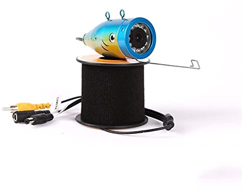 AUBEST Underwater Camera, 15m Metallic WIFI Underwater Fishing Camera 1000TVL 2.4G Video Recorder Night Vision Fish Finder With 12pcs IR LED(50m cable IR LED)