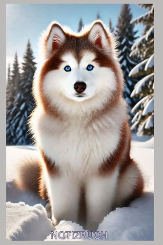 Siberian Husky Notizbuch, Buch, Motiv, Kalender, Organizer & Geschenkidee, Geschenk für Hunde Liebhaber & Fans: Journal, Taschenbuch, schönes ... Bild, Heft, Deko, Hund, Notebook, Schild