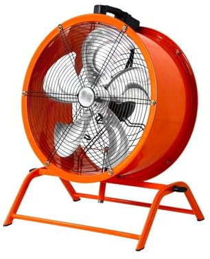 Ventilador industrial de piso Ventilador Industrial, potente ventilador eléctrico con cabezal oscilante Vertical, ventilador de suelo comercial de alta potencia, ventilador de suelo for almacén de fáb