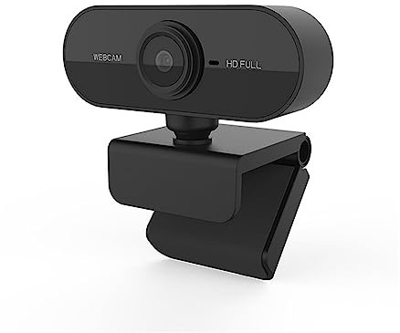 NGBFF Webcam, Cámara Web Full HD de 1080P con micrófono, Enchufe USB, Ordenador portátil, cámara Web de Escritorio for transmisión de vídeo en Vivo