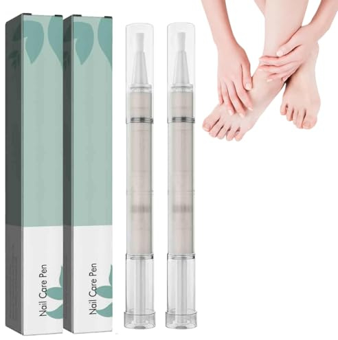 Nail Fungus Pen, Mullend Nail Care Pen, Antifungal Pen, Anti Fungal, Natural Ingredients Nail Serum, Nail Strengthener with Tea Tree Oil, Aloe Vera and Vitamin E (2PCS)