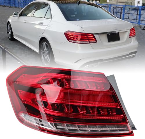 Bromslampa LED-bakbromsljus for Mercedes E-klass W212 Sedan 2013-2016 höger röd förarsida(Left Passenger Side)