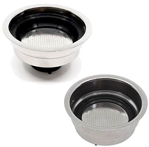 DELONGHI 2x FILTRO CREMA 2 TAZZE POLVERE MACCHINA CAFFè ICONA EC155 EC410 ECO310