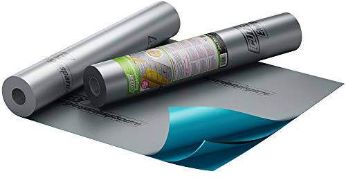 ICUTEC Energiespardampfsperre Folie 033 5230, 2 x 5 m = 10 m² I Sd-Wert ≥ 100m I Energiesparende Dampfbremse durch dreifach bessere Wärmereflexion I extrem robuste Dampfsperre I Dampfbremsfolie