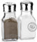 CRYSTALIA Salt and Pepper Shakers Glass Set, 100% Lead Free Salt Shaker with Stainless Steel Lids, Salt Shaker, Pepper Shaker, Spice Shaker, Salt Pepper Pots, Seasoning Shakers Salt Pepper Shakers