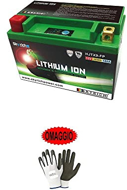 Compatible con Suzuki AN Burgman (AU111) 400 1998-2002 BATERIA DE Litio ESPECÍFICA BATERÍAS SKYRICH para Moto Scooter 150X87X105- POS.SX Recargable 12V 36WH 180A LUZ