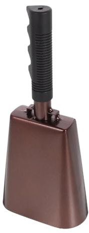 Namvo Metal Cow Bell 10inch Hand Bell for Holiday Parties Sporting Events Football Matches