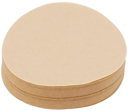100 filtros de café Redondos de 64 mm sin blanquear Nat Ker, compatibles con cafeteras y cafeteras filtros de Papel