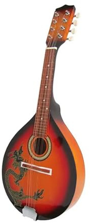 Mandoline Instrument Instrument De Musique Mandoline En Bois Massif Fabriqué À La Main En Mandoline Sunburst À 8 Cordes