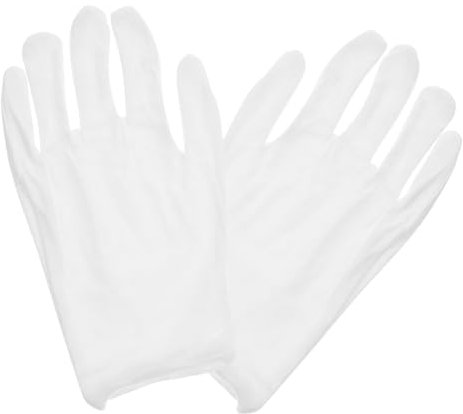 BELLIFFY 6paare Pärchen Baumwollhandschuhe Für Herren Baumwolle Für Schmuck Und Münzinspektion Komfortabel Und Atmungsaktiv Perfekter Schutz Für Hände