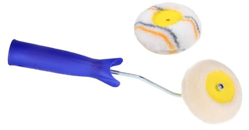 Uonlytech 1satz Doppelte Kopf-paint Roller Präziser Wandmaler Für Ecken Und Kanten Wiederverwendbar Und Leicht Zu Reinigen Für Ölfarben