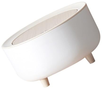 Garneck Poubelle De Bureau Mini Compacte En Polypropylène Et Abs Design Haut Pied Conteneur à Déchets Léger Pour Maison Et Bureau