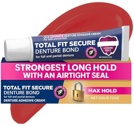 Adhésif pour dents – Adhésif à prise forte, délicat et sûr, avec effet durable – Crème de colle pour dents à haute résistance – Pour femmes, hommes, amis, grand-mère, amants