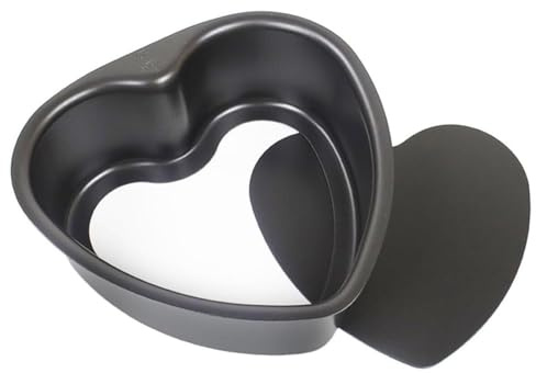 ARUNASO tortiera Tortiere a forma di cuore Teglia grande for torte deliziose Stampi da forno antiaderenti Stampi for torte for matrimoni, compleanni teglie da forno(6 pollici)