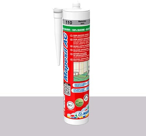 Mapesil AC Mould Resistant Silicone Sealant Manhattan 110 by Mapei
