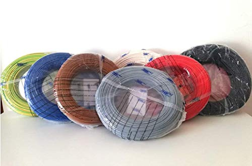 CAVO ELETTRICO FS17 SEZIONI 1.5-2.5 - 4-6 MM² UNIPOLARE 20 METRI (4 mm², Blu)