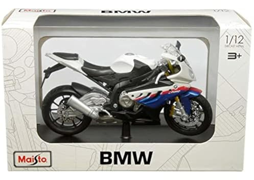 Maisto Moto BMW S1000 RR – Scala 1:12 – Modellino pressofuso incredibilmente Dettagliato, Replica da Collezione
