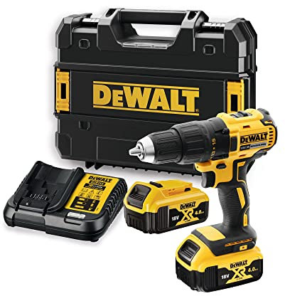 DEWALT DCD777M2T-QW 18V XR Compact Drill/Screwdriver with 2 x 4Ah Batteries