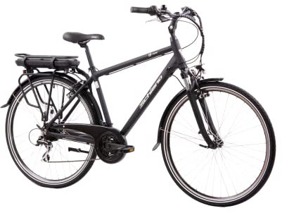 F.lli Schiano E-Ride, E Bike Trekking 28 Zoll, 36V 10.4Ah Abnehmbarer Akku, Motor 250W 40Nm, Trekking EBike für Herren, Schwarz
