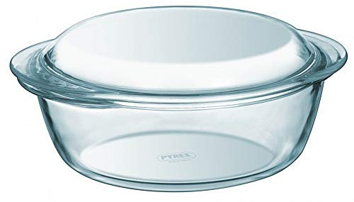 Pyrex Runde Kasserolle mit Deckel 1,3 l/Essentials