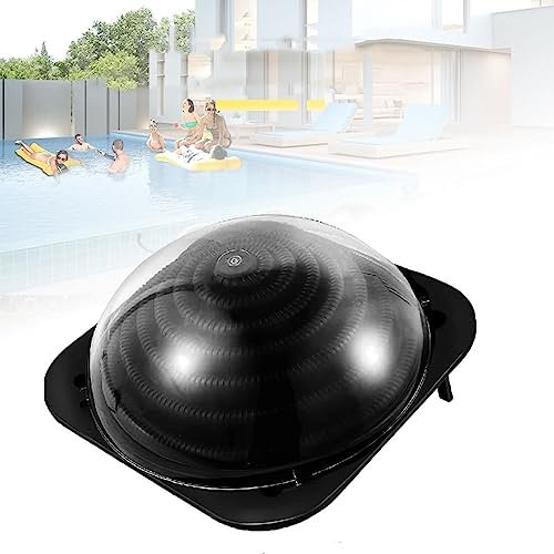 VIOLK Solar-Thermal-Poolheizung, Kuppel-Thermal-Pool-Heizsystem, in den Boden eingelassene/oberirdische Pool-Wärmeausrüstung mit Ständern und Schlauchanschluss, Solarheizung-Pool-Heizsystem