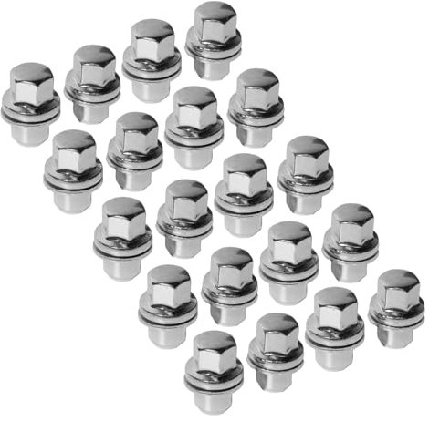 RRD500290 - Juego de tuercas de rueda de aleación de acero, compatible con Land Rover Sport 2005-2013, Discovery LR3 LR4 2004-2014, Ran-ge Rover L322 2006-2012, 20 unidades para LR068126