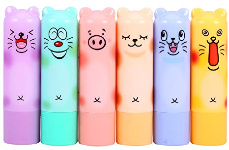 Pomada Labial Con Viñetas De Animales, Bálsamo Labial Hidratante, Cuidado De Los Labios, Lápiz Labial Cosmético, Bálsamo Labial Para Mujeres, Hombres Y Niños