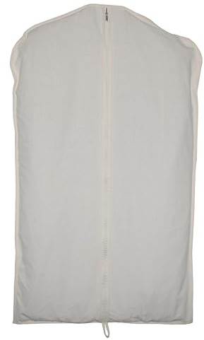 Kleidersäcke aus 100 % Baumwoll-Canvas, zur Aufbewahrung im Schrank und auf Reisen, für Kleidung, Mäntel, Jacken, Hemden, Kleider, Anzug-Kleidersack zum Aufhängen von Kleidung (61 x 150 cm)