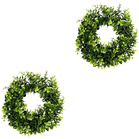 ABOOFAN 2 Piezas eucalipto decoración al Aire boj Fresh Cool decoración Primavera Decoraciones Decoracion eucalipto Familiar Faro