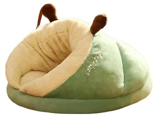 Hundebett mit Bezug, Höhle, Hundeversteck, Hundeschlafplatz, Hundehöhlenbett, Anti-Angst, rutschfest, waschbar, winddicht, warm, weich, ideal for Welpen und mittelgroße Hunde, Haustierbett, Hundebetth