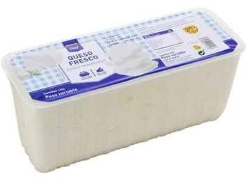 Queso Fresco de Vaca METRO Chef – Barra 1kg | Sabor Suave y Textura Cremosa | Ideal para Ensaladas, Postres y Aperitivos (Refrigerado) (1 PIEZA, Queso Fresco Tradicional de Vaca 2 Kg. Aprox)