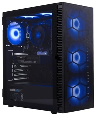 OVERCLOCKERS UK OcUK Gaming Mach 1.1 – 1080p Gaming PC, Ryzen 5 5600, 5060 8 GB GDDR7, 16 GB DDR4, 1 TB NVMe SSD, 600 W Bronze PSU, Windows 11 Home