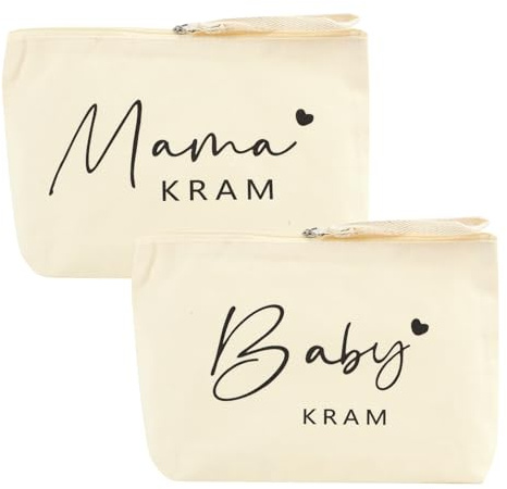 2 Stück Geschenke Mit Reißverschluss, Geschenk Zur Geburt Für Die Mutter, Babyparty Geschenk Set, Geschenke Für Mama, Kliniktasche Geburt, Geschenk Schwangerschaft Für Junge & Mädchen