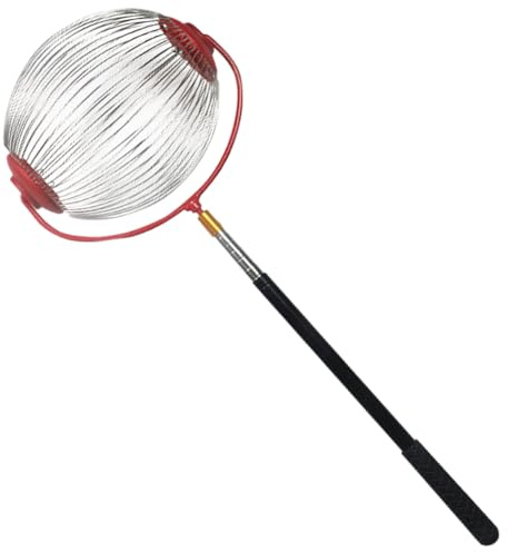 Acorn fruktsamlare, plockare övre med teleskophandtag, multifunktion kapacitet, teleskopiska muttrar samlare för ekollon, valnöt, hickory, kastanjer, buckeyes, golf