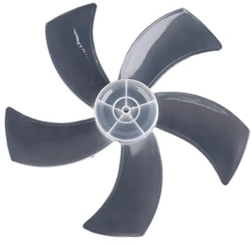 1 pala for ventilatore a vento di grandi dimensioni compatibile con cinque foglie in plastica for uso domestico da 16 pollici con copridado for tavolo con piedistallo e parete