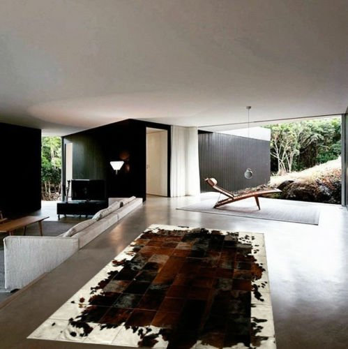 Vip-leather NEU KUHFELL Patchwork Teppich (240 cm x 300 cm)