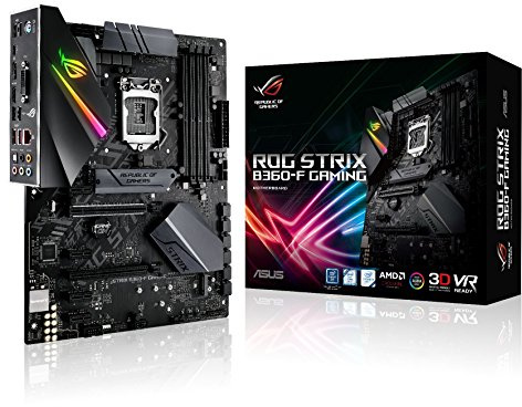 Intel ROG Strix B360-F Gaming Carte Mère ASUS LGA1151/USB3.1/M.2/ATX, Noir