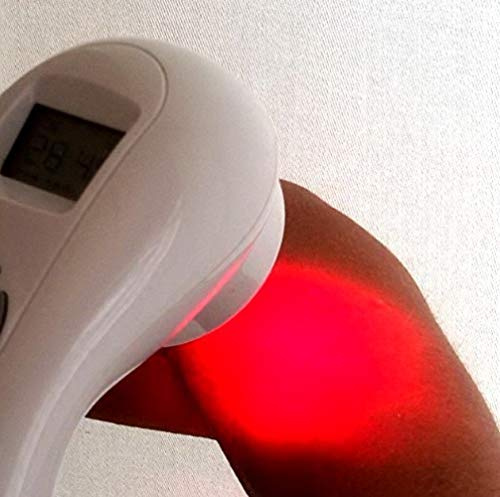 Intensives Soft-Lasertherapie Gerät bis 500mW-5cm-Dauer/Impulsbestrahlung | Von deutschem Fachhändler - Laserbehandlung - Schmerztherapie- INKL. Bonus: ELOTEC Gesundheits CD