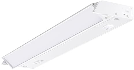 PARMIDA LED Swivel Under Cabinet Lighting, Hardwired or Plug-in Installation, 16 Inch, 10W, 5CCT Color Selectable - 2700K/3000K/4000K/5000K/6000K, Rotatable Lens, Dimmable, Linkable, 120V, 800LM, ETL