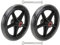 COHEALI 7 Inch Manual Wheelchair Front Wheel Replacement Parts for Wheelchair Wheels Polyurethane Rubber