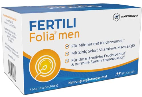 FERTILI Folia® men Kinderwunsch Mann - Folsäure Kinderwunsch Vitamine