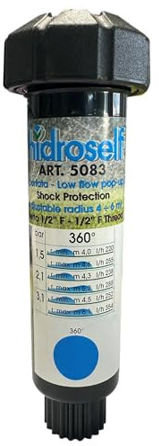 10 statische Pop-Up Mini Turbine, niedrige Reichweite, 360 °, Sprinkler