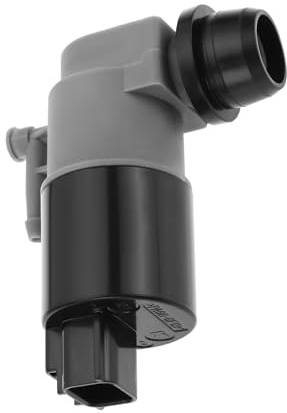 VGOL Bomba Lavaparabrisas de Salida Delantera de Coche Negro Gris 12 V 2 Pines 853300D121 Compatible con Toyota Yaris P13 2015-2021 Bomba de Líquido de Limpieza de Parabrisas