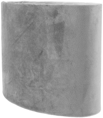 WOONEKY Ovaler Lampenschirm Aus Samt Mit Weißem Futter Stoff Tischlampenabdeckung Einfach Zu Montieren Abwaschbar Dekorativ Für Wohnzimmer Und Schlafzimmer Geeignet