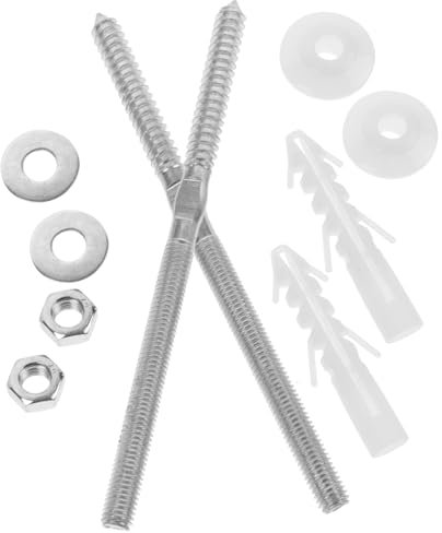 WATIIFUFU Kostengünstige Beckeninstallation 10x180mm Stabiles Abs-eisen Einfach Zu Installierende Befestigungsschrauben Dichtung